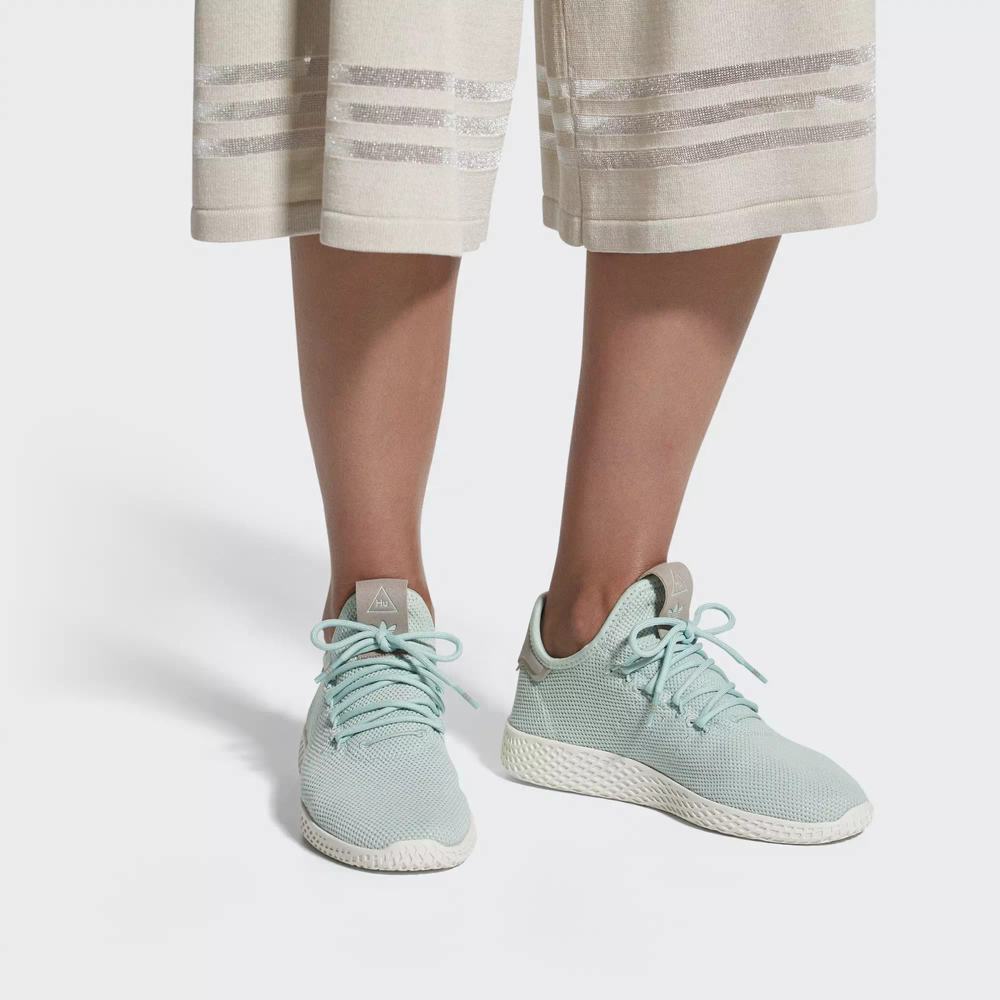 Adidas Pharrell Williams Tennis Hu Tenis Verdes Para Mujer (MX-95601)